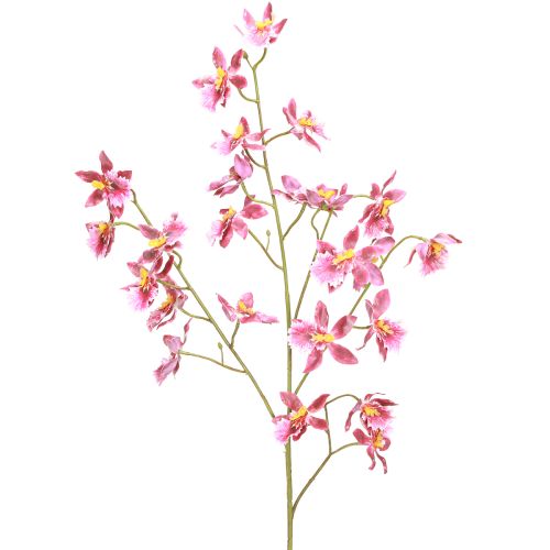 Oncidium Kunstige Orkideer Dekoration Pink Violet 93cm 2stk