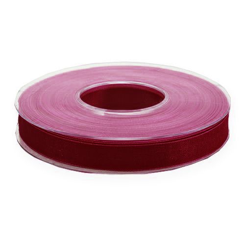 Artikel Organza bånd Bordeaux 15mm 50m