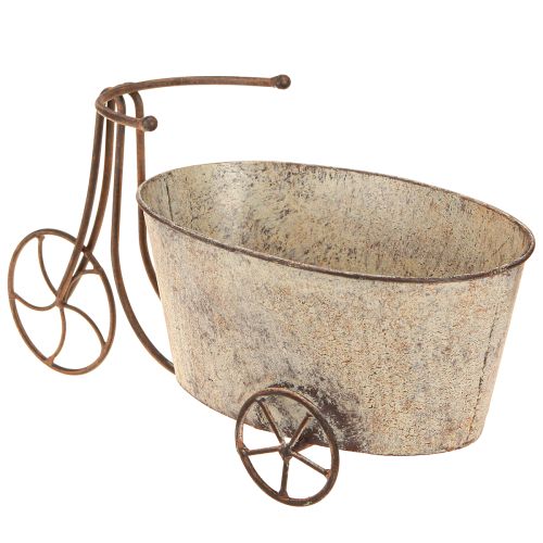 Artikel Plantecykel urtepotte cykel rustgrå 34×16×18cm