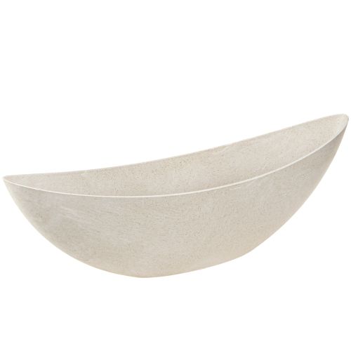 Planteskål skib dekorativ skål oval 55x15,5x17,5cm