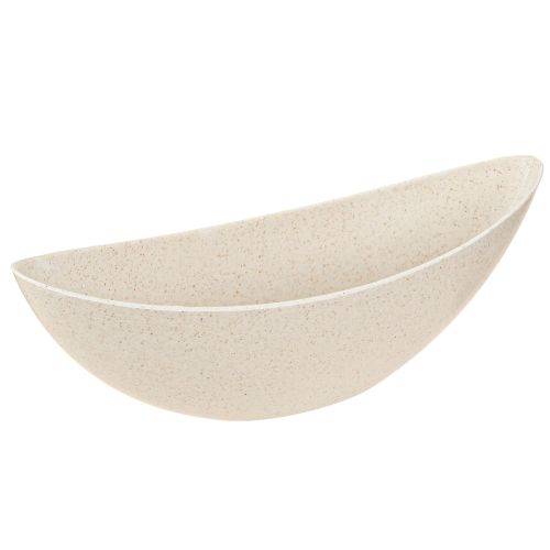 Planteskib plast planteskål beige 28×9×9cm 3stk