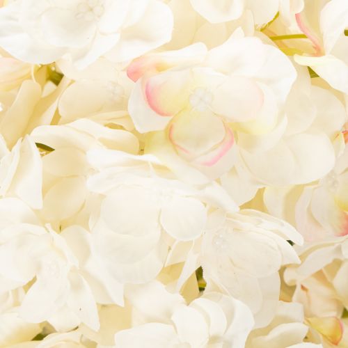 Artikel Kunstig hortensiablomst, høj kvalitet, til dekorative opholdsrum, 62 cm