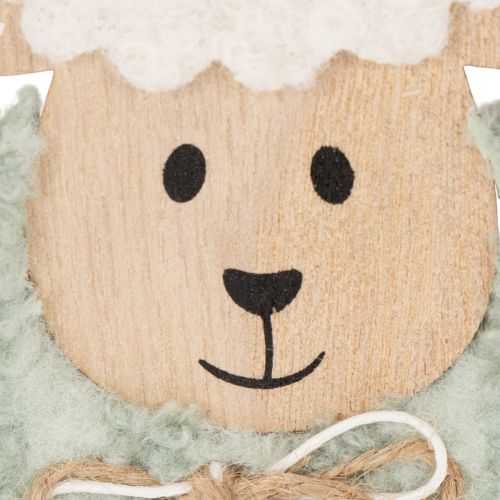 Artikel Træfåredekoration, sød dekorativ figur til forår og påske, borddekoration, 11 cm, 6 stk.