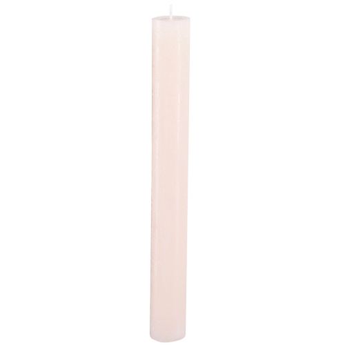 Ensfarvede lys pink pinde lys lys pink 34x300mm 4 stk.