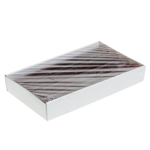 Floristik24 Koniske lys ensfarvet bordeaux 34mm x 300mm 4 stk