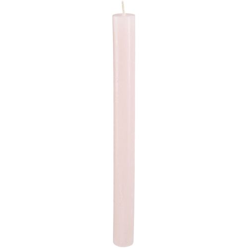 Floristik24 Pindelys ensfarvede lys pink lys pink 21×240mm 12 stk.