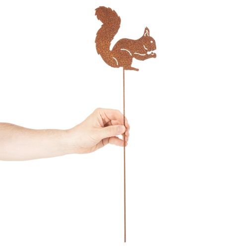 Artikel Havepæl egern rust dekorativ pæl til blomsterbed og urtepotte 52 cm 2 stk.