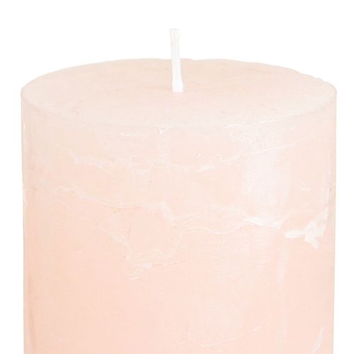 Artikel Søjlelys ensfarvede lys pink lys pink 60×100mm 4stk