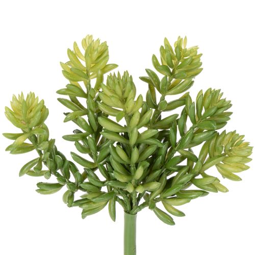 Artikel Kunstig sukkulentblomst til vedligeholdelsesfri indretning af opholdsstuer og kontorer, 15 cm, 6 stk.