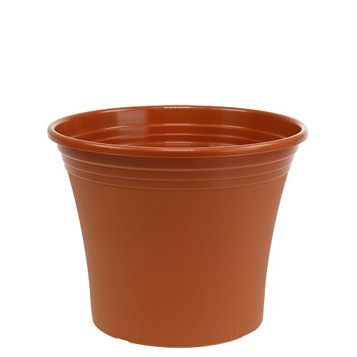 Floristik24 Potte “Irys” plast terracotta Ø22cm H18cm, 1stk