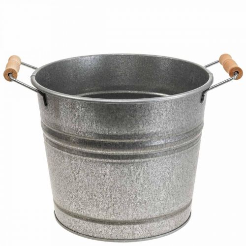 Artikel Plantekasse vintage dekorativ metalspand Ø22cm H20cm