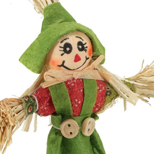 Artikel Fugleskræmsel blomsterpæle grøn orange H16cm 16 stk