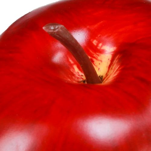 Artikel Deco æblerød Deco frugt Ø8cm H9,5cm Rød Lækker 4stk