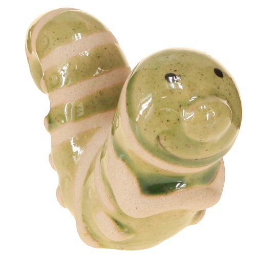 Artikel Sjov ormedekoration keramik larve hængende dekorationspotte 9x6cm 2 stk.