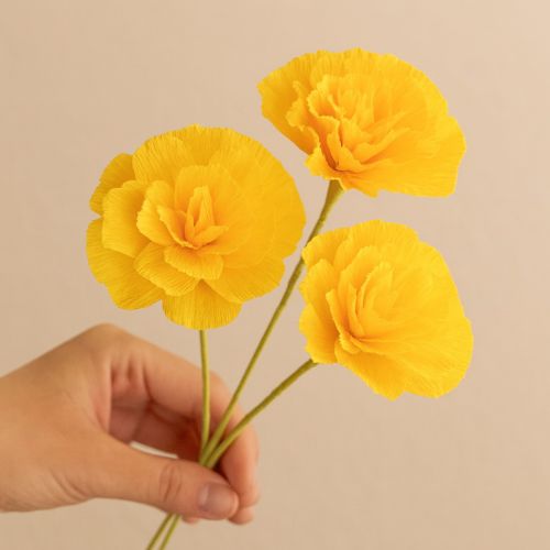 Artikel Blomsterhandler crepepapir solgul 50x250cm