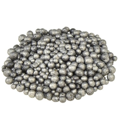 Floristik24 Metalliske dekorative perler antracit dekorative granulat runde 4-8mm 1l