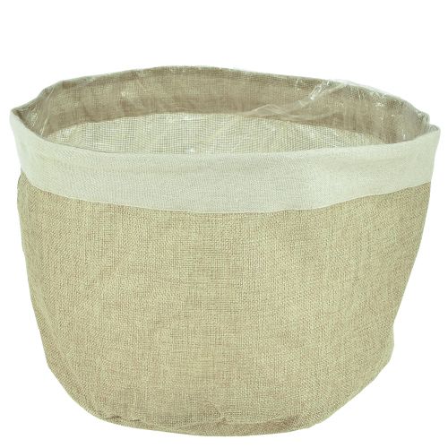 Artikel Plantekasse Jute Stofkurv Natural Utensilo Ø26cm H21cm 3stk