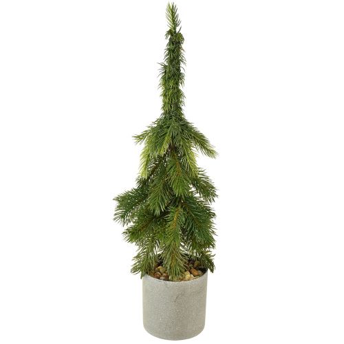 Kunstigt juletræ i grøn potte 55cm