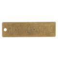 Floristik24 Merry Christmas Christmas vedhæng metal 7x2cm 6 stk