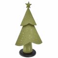 Floristik24 Juletræ metal træ stjerner sølvgrøn H46,5cm